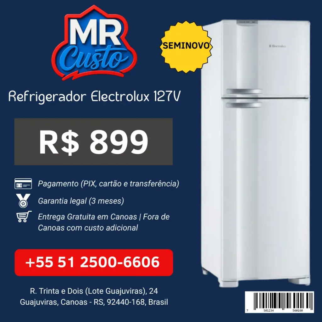 [53600365] Geladeira Electrolux DF36 346 L 127 V
